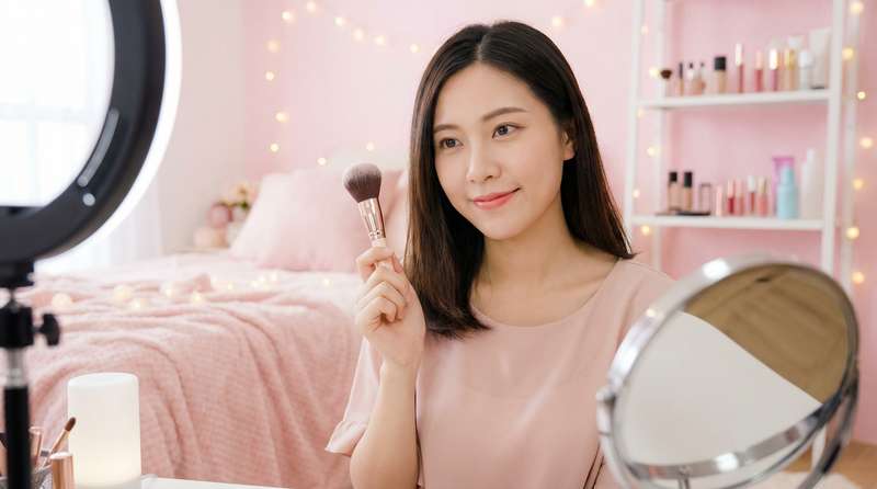 国产自拍美妆视频教程